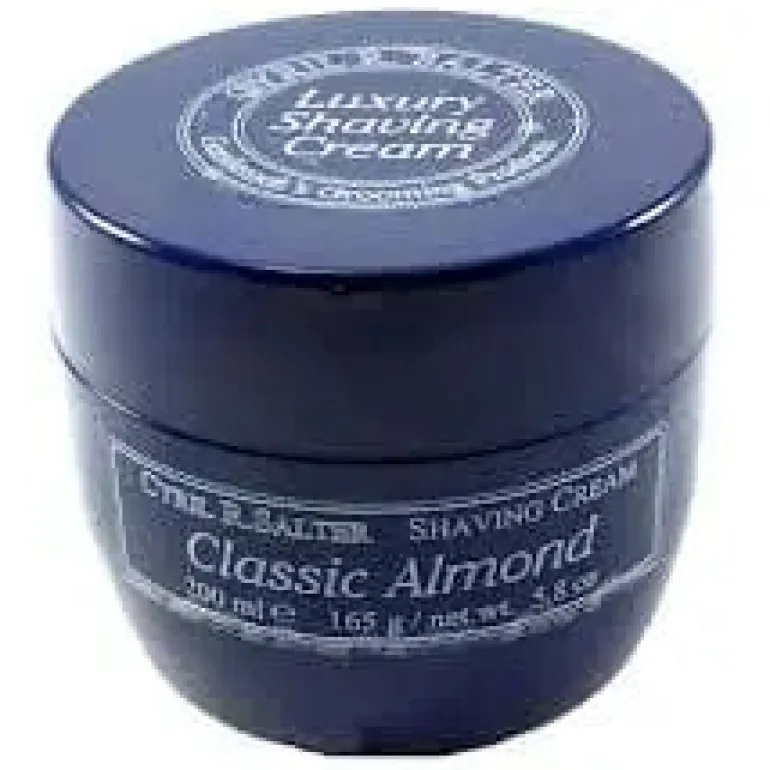 Cyril R.Salter Classic Almond Luxury Shaving Cream 165 g - Cyril R. Salter Alla Violetta Boutique