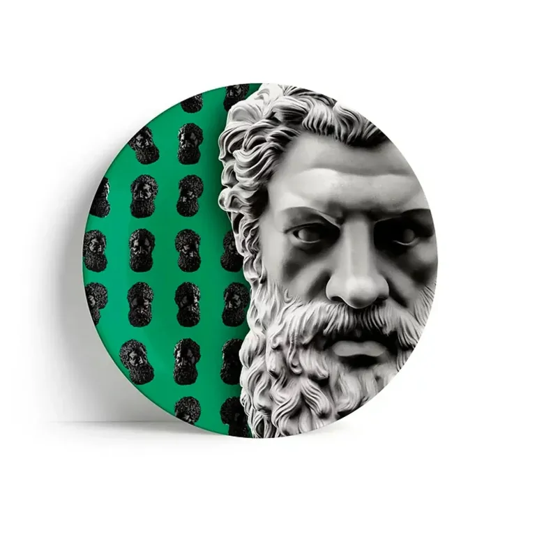 Half Moon piatto ceramica Yusufy - Alla Violetta Boutique