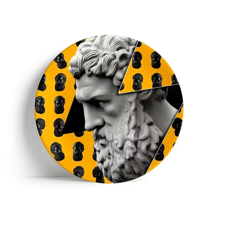 Son Of Zeus Yusufy - piatto ceramica - Alla Violetta Boutique